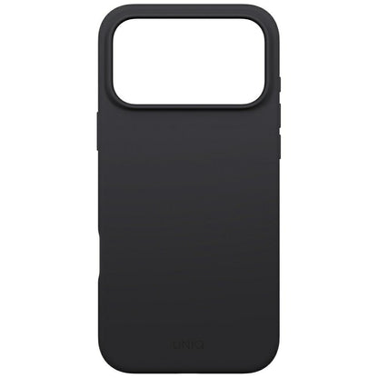 Custodia MagSafe per Apple iPhone 17, UNIQ, Lino MagClick, Nera