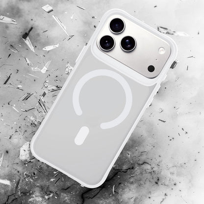 Custodia MagSafe per Apple iPhone 18 Pro / 17 Pro, 3MK, Smoke MagCase, Bianca