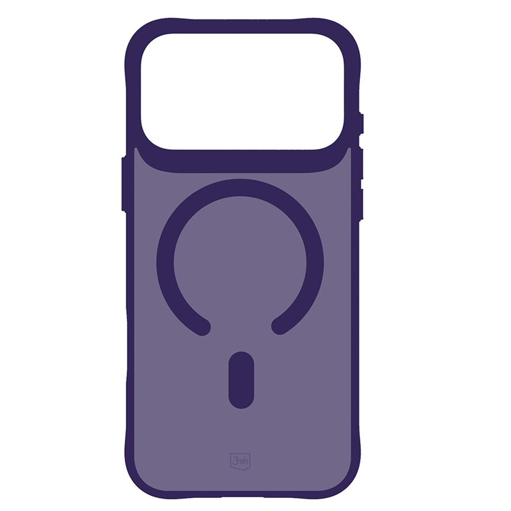 Custodia MagSafe per Apple iPhone 18 Pro / 17 Pro, 3MK, Smoke MagCase, Viola