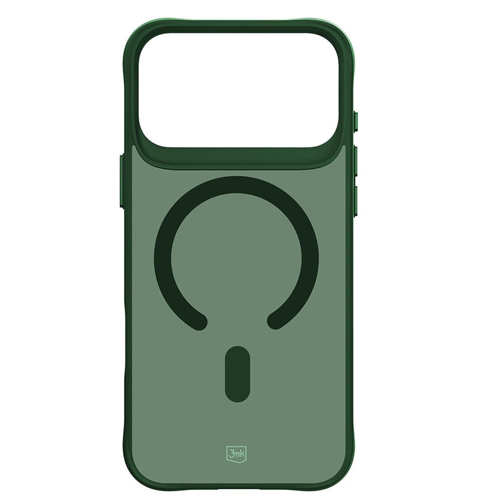 Custodia MagSafe per Apple iPhone 18 Pro / 17 Pro, 3MK, Smoke MagCase, Verde
