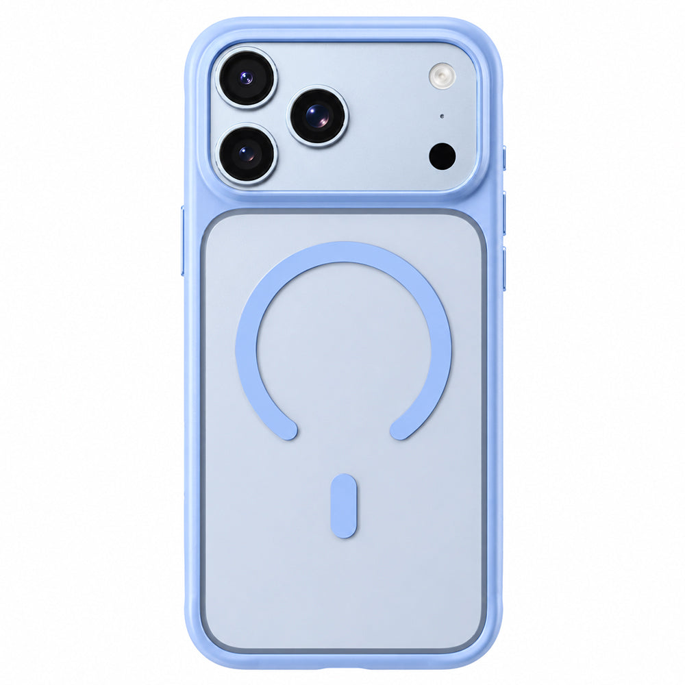 Custodia MagSafe per Apple iPhone 18 Pro / 17 Pro, Blueo, APE Anti-Drop, blu
