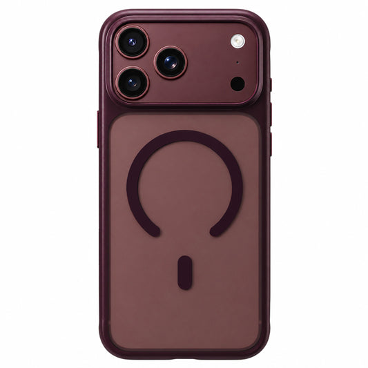 Custodia MagSafe per Apple iPhone 18 Pro / 17 Pro, Blueo, APE Anti-Drop, bordeaux