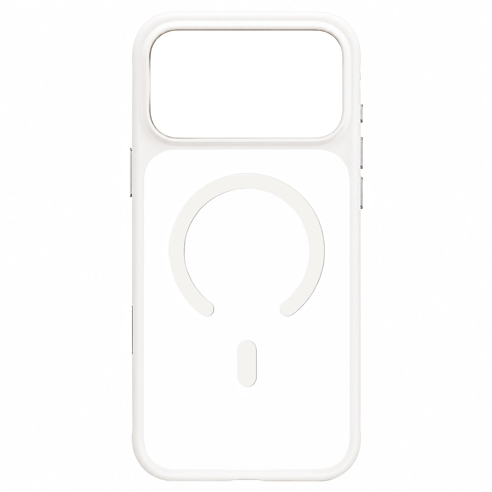 Custodia MagSafe per Apple iPhone 18 Pro / 17 Pro, Blueo, delicata sulla pelle e antiurto, bianca satinata