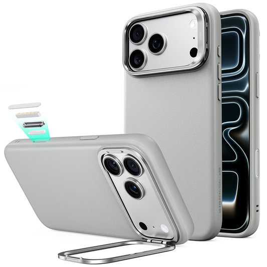 Custodia MagSafe per Apple iPhone 18 Pro / 17 Pro, ESR, Atelier con Supporto, Grigio