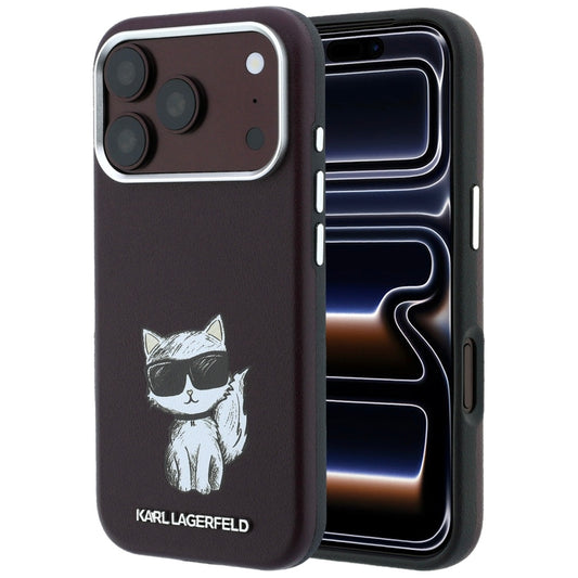 Custodia MagSafe per Apple iPhone 18 Pro / 17 Pro, Karl Lagerfeld, Choupette Sketch, Vinaccia