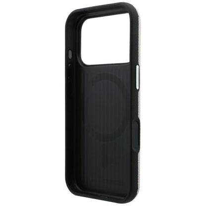 Custodia MagSafe per Apple iPhone 18 Pro / 17 Pro, Karl Lagerfeld, Grained Embossed Ring, Beige