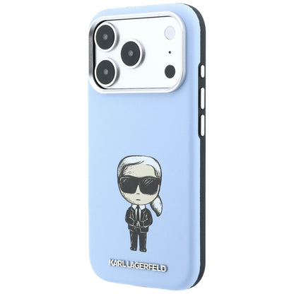 Custodia MagSafe per Apple iPhone 18 Pro / 17 Pro, Karl Lagerfeld, Ikonik Sketch, Blu