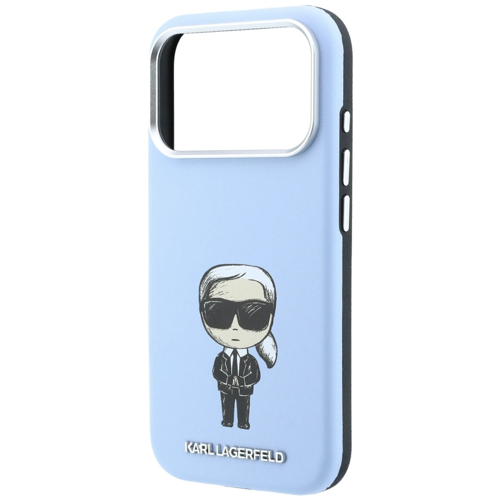 Custodia MagSafe per Apple iPhone 18 Pro / 17 Pro, Karl Lagerfeld, Ikonik Sketch, Blu