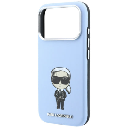 Custodia MagSafe per Apple iPhone 18 Pro / 17 Pro, Karl Lagerfeld, Ikonik Sketch, Blu