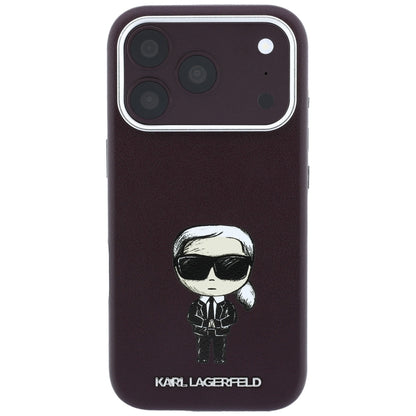 Custodia MagSafe per Apple iPhone 18 Pro / 17 Pro, Karl Lagerfeld, Ikonik Sketch, Vinaccia