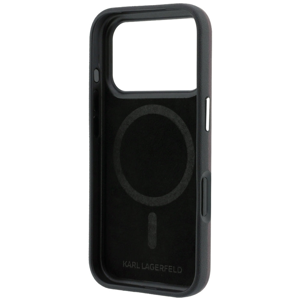 Custodia MagSafe per Apple iPhone 18 Pro / 17 Pro, Karl Lagerfeld, Ikonik Sketch, Vinaccia