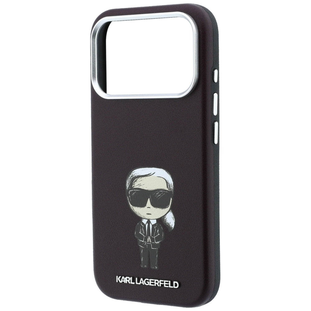 Custodia MagSafe per Apple iPhone 18 Pro / 17 Pro, Karl Lagerfeld, Ikonik Sketch, Vinaccia
