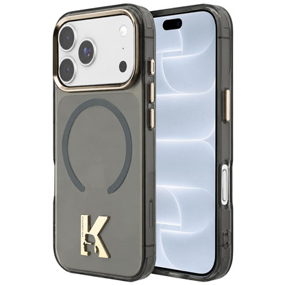 Custodia MagSafe per Apple iPhone 18 Pro / 17 Pro, Karl Lagerfeld, IML Karl Head Logo, nera