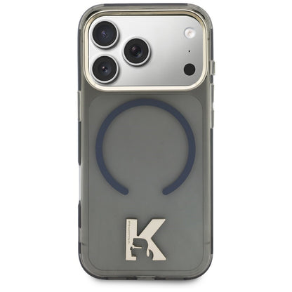 Custodia MagSafe per Apple iPhone 18 Pro / 17 Pro, Karl Lagerfeld, IML Karl Head Logo, nera