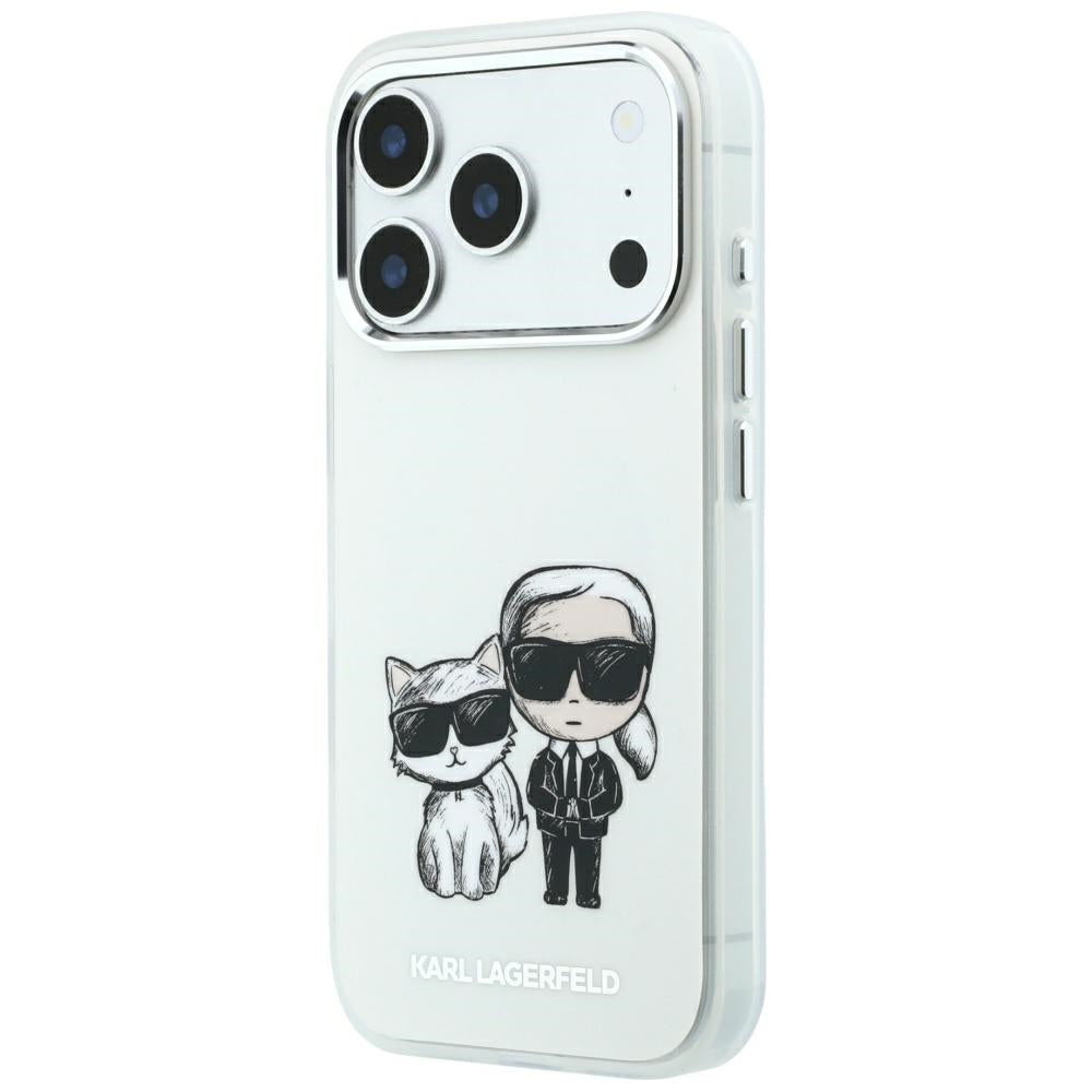Custodia MagSafe per Apple iPhone 18 Pro / 17 Pro, Karl Lagerfeld, KC Bodies Sketch, Beige