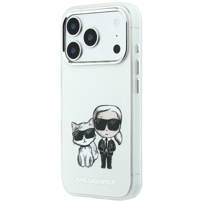 Custodia MagSafe per Apple iPhone 18 Pro / 17 Pro, Karl Lagerfeld, KC Bodies Sketch, Beige