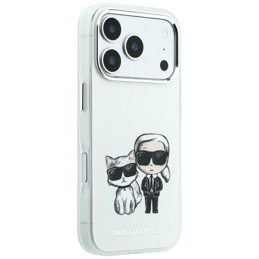 Custodia MagSafe per Apple iPhone 18 Pro / 17 Pro, Karl Lagerfeld, KC Bodies Sketch, Beige