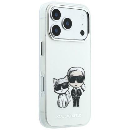 Custodia MagSafe per Apple iPhone 18 Pro / 17 Pro, Karl Lagerfeld, KC Bodies Sketch, Beige