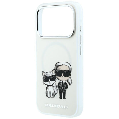 Custodia MagSafe per Apple iPhone 18 Pro / 17 Pro, Karl Lagerfeld, KC Bodies Sketch, Beige