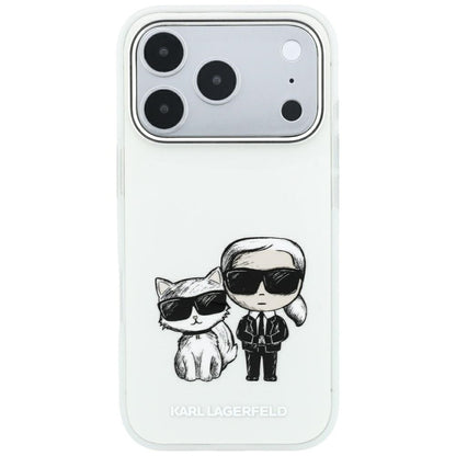 Custodia MagSafe per Apple iPhone 18 Pro / 17 Pro, Karl Lagerfeld, KC Bodies Sketch, Beige