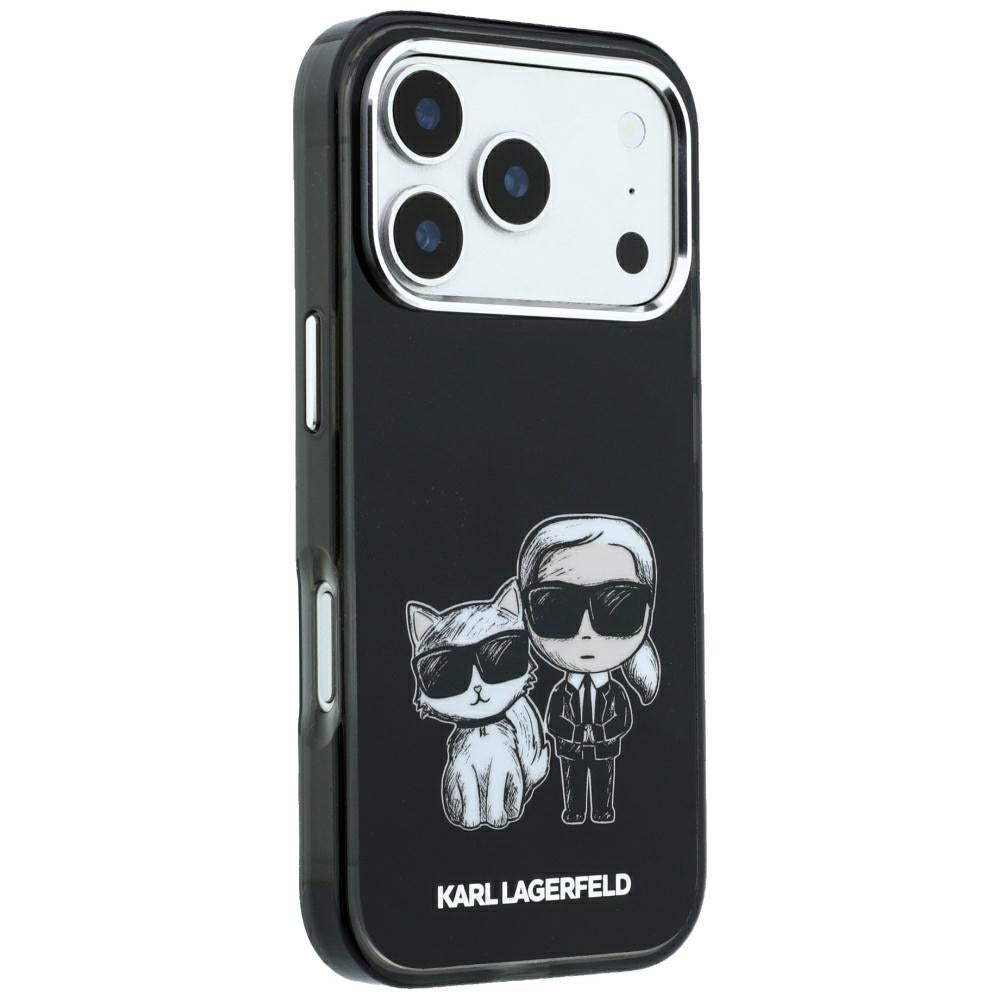 Custodia MagSafe per Apple iPhone 18 Pro / 17 Pro, Karl Lagerfeld, KC Bodies Sketch, Nera