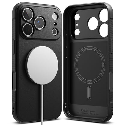 Custodia MagSafe per Apple iPhone 18 Pro / 17 Pro, Ringke, Onyx, Nera