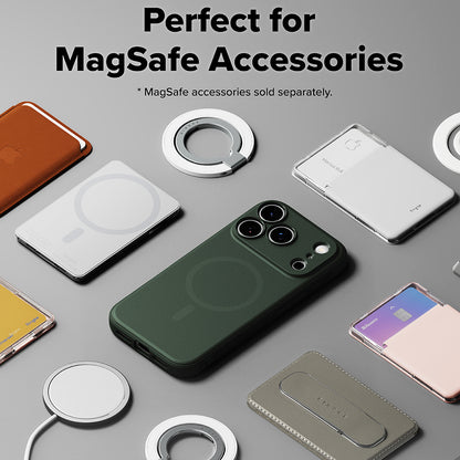 Custodia MagSafe per Apple iPhone 18 Pro / 17 Pro, Ringke, Onyx, Verde Scuro