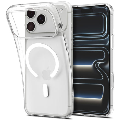 Custodia MagSafe per Apple iPhone 18 Pro / 17 Pro, Spigen, Liquid Crystal MagFit, Bianca ACS12180