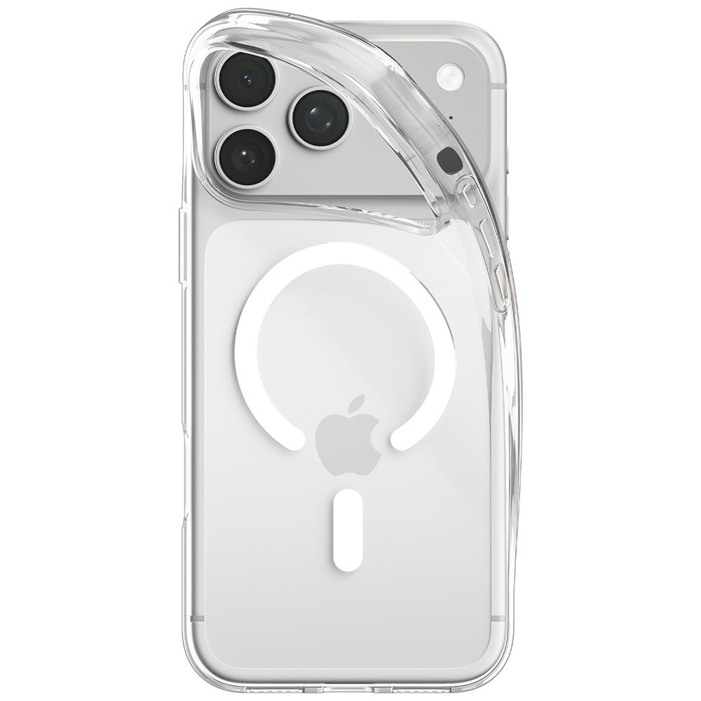 Custodia MagSafe per Apple iPhone 18 Pro / 17 Pro, Spigen, Liquid Crystal MagFit, Bianca ACS12180