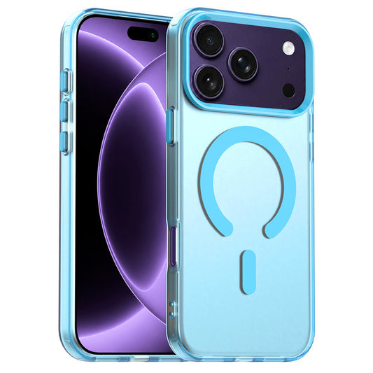 Custodia MagSafe per Apple iPhone 18 Pro / 17 Pro, Techsuit, CandyCase, Blu