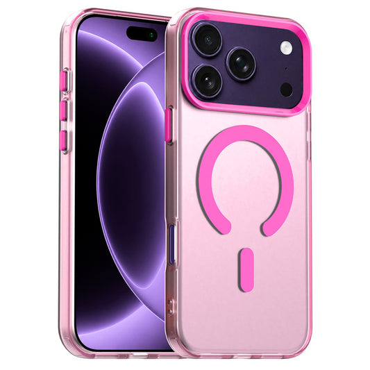 Custodia MagSafe per Apple iPhone 18 Pro / 17 Pro, Techsuit, CandyCase, Rosa