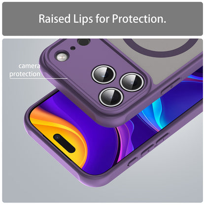Custodia MagSafe per Apple iPhone 18 Pro / 17 Pro, Techsuit, HaloFrost II, Viola