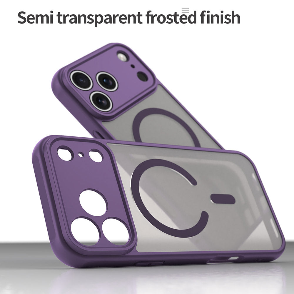 Custodia MagSafe per Apple iPhone 18 Pro / 17 Pro, Techsuit, HaloFrost II, Viola