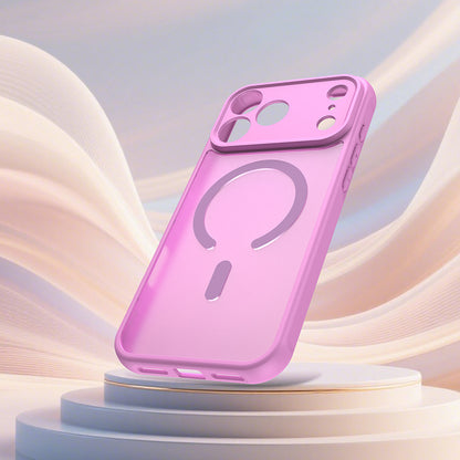 Custodia MagSafe per Apple iPhone 18 Pro / 17 Pro, Techsuit, HaloFrost II, Rosa