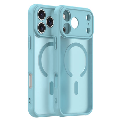 Custodia MagSafe per Apple iPhone 18 Pro / 17 Pro, Techsuit, HaloFrost II, Verde Chiaro