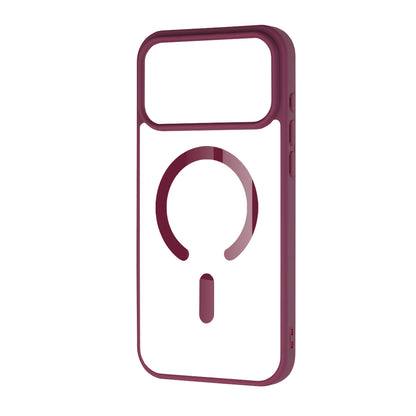 Custodia MagSafe per Apple iPhone 18 Pro / 17 Pro, Techsuit, Pro, Rosso Scuro