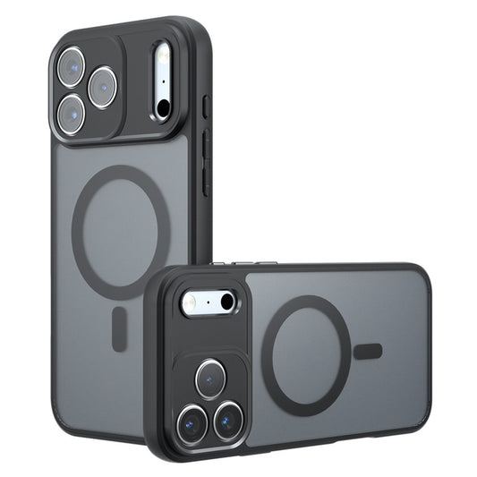 Custodia MagSafe per Apple iPhone 18 Pro / 17 Pro, Techsuit, PureFrost, Nero Satinato