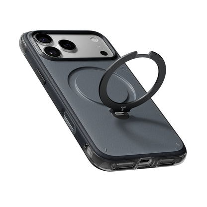 Custodia MagSafe per Apple iPhone 18 Pro / 17 Pro, Torras, Ostand Q3 Air Essential, Viola
