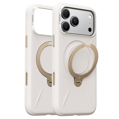Custodia MagSafe per Apple iPhone 18 Pro / 17 Pro, Torras, QPRO Silicone, Bianca