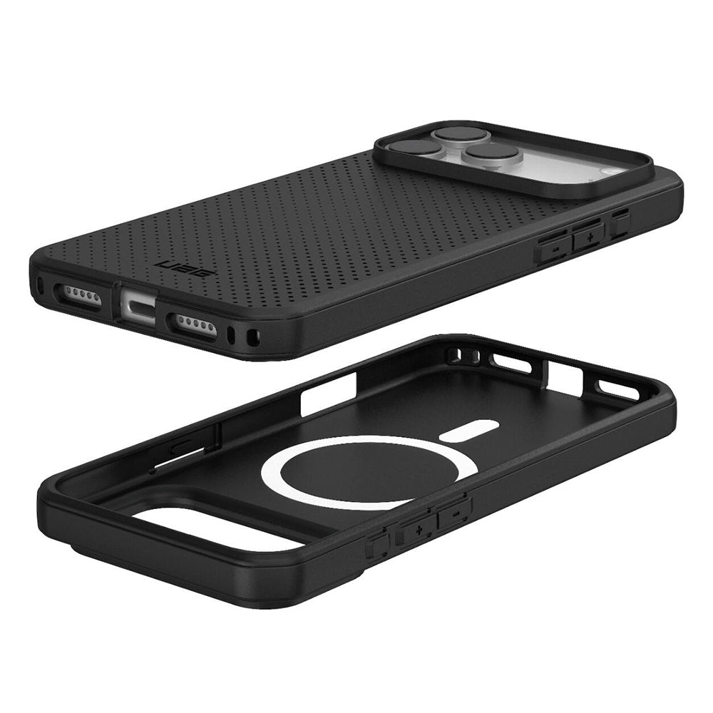 Custodia MagSafe per Apple iPhone 18 Pro / 17 Pro, Urban Armor Gear, Dot, Nera