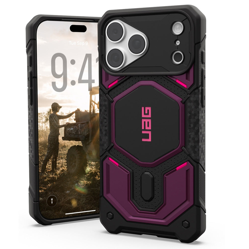 Custodia MagSafe per Apple iPhone 18 Pro / 17 Pro, Urban Armor Gear, Monarch Pro, Viola