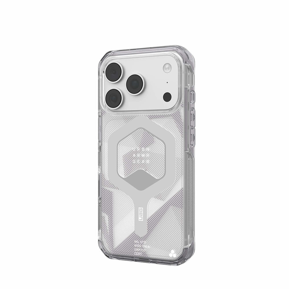 Custodia MagSafe per Apple iPhone 18 Pro / 17 Pro, Urban Armor Gear, Plyo, Argento