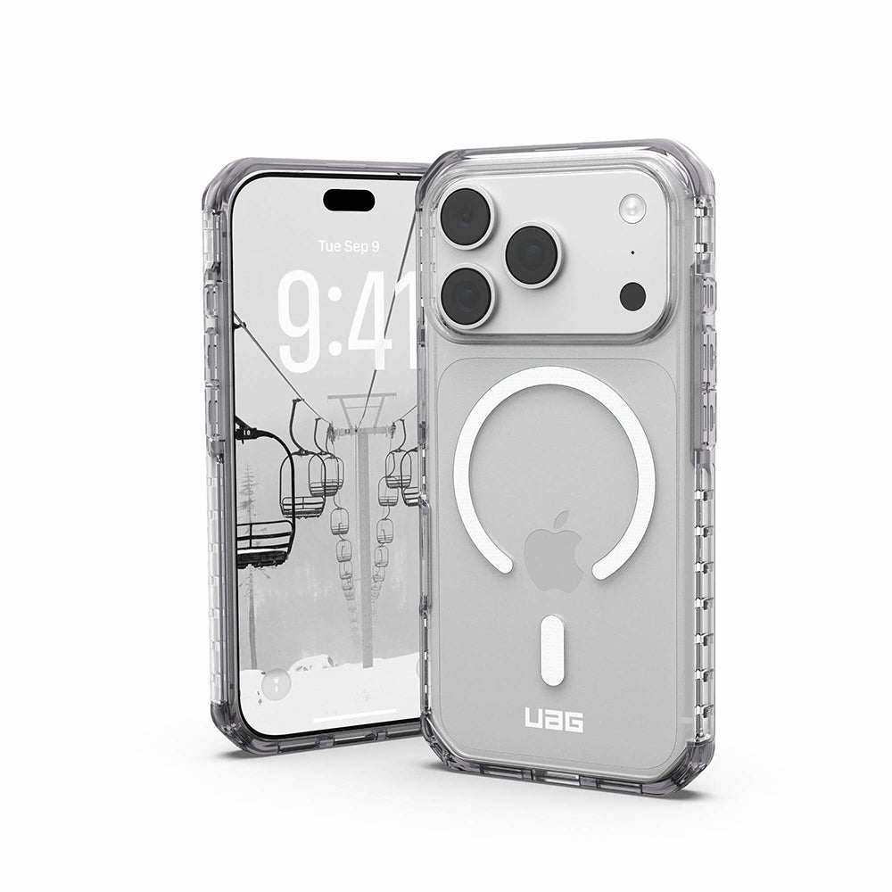 Custodia MagSafe per Apple iPhone 18 Pro / 17 Pro, Urban Armor Gear, Plyo LT, Argento