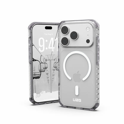 Custodia MagSafe per Apple iPhone 18 Pro / 17 Pro, Urban Armor Gear, Plyo LT, Argento