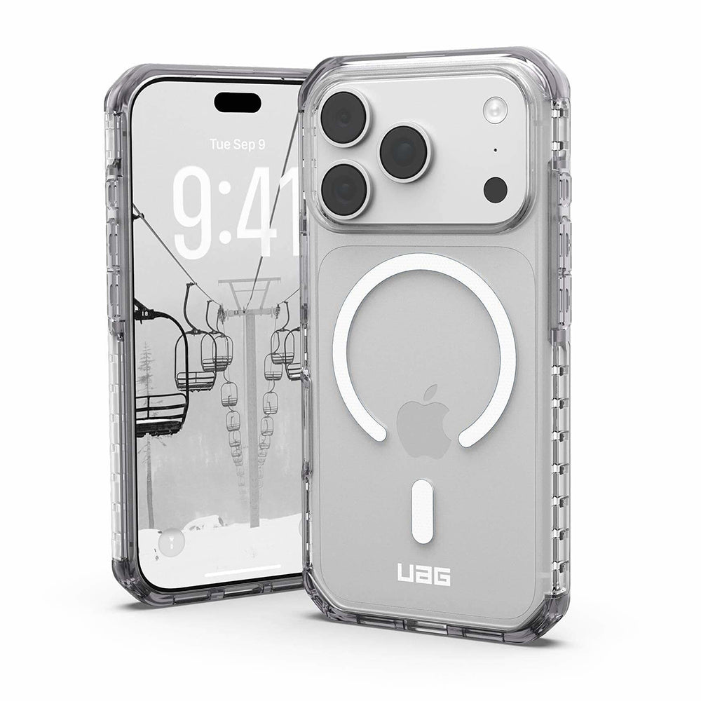 Custodia MagSafe per Apple iPhone 18 Pro / 17 Pro, Urban Armor Gear, Plyo LT, Argento