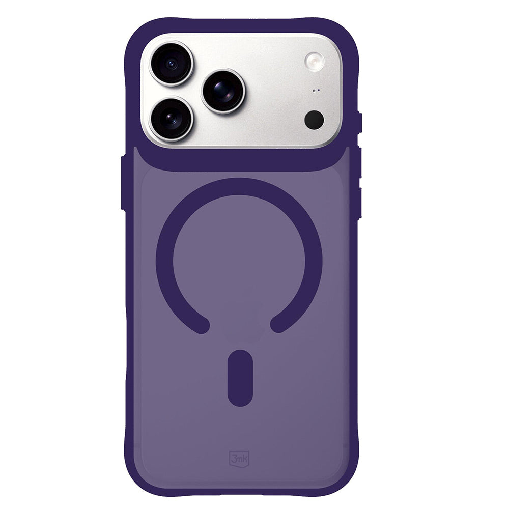 Custodia MagSafe per Apple iPhone 18 Pro Max / 17 Pro Max, 3MK, Smoke MagCase, Viola