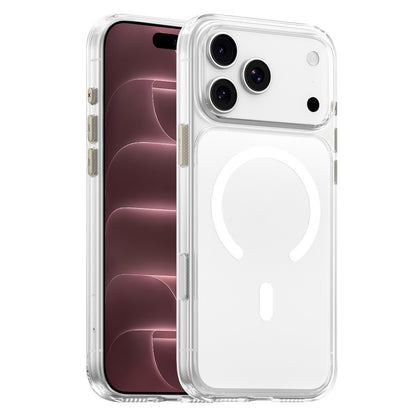 Custodia MagSafe per Apple iPhone 18 Pro Max / 17 Pro Max, Blueo, Crystal+ Anti-Drop, trasparente