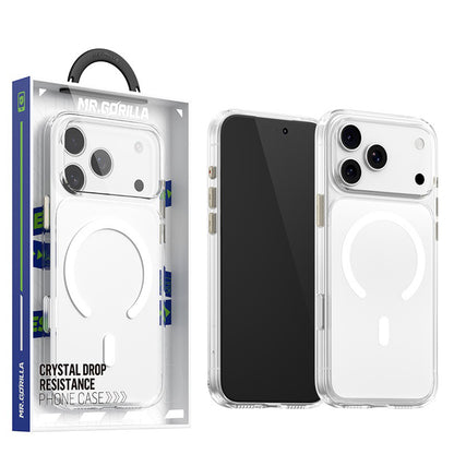 Custodia MagSafe per Apple iPhone 18 Pro Max / 17 Pro Max, Blueo, Crystal+ Anti-Drop, trasparente