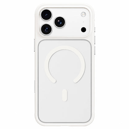 Custodia MagSafe per Apple iPhone 18 Pro Max / 17 Pro Max, Blueo, delicata sulla pelle e antiurto, bianca satinata