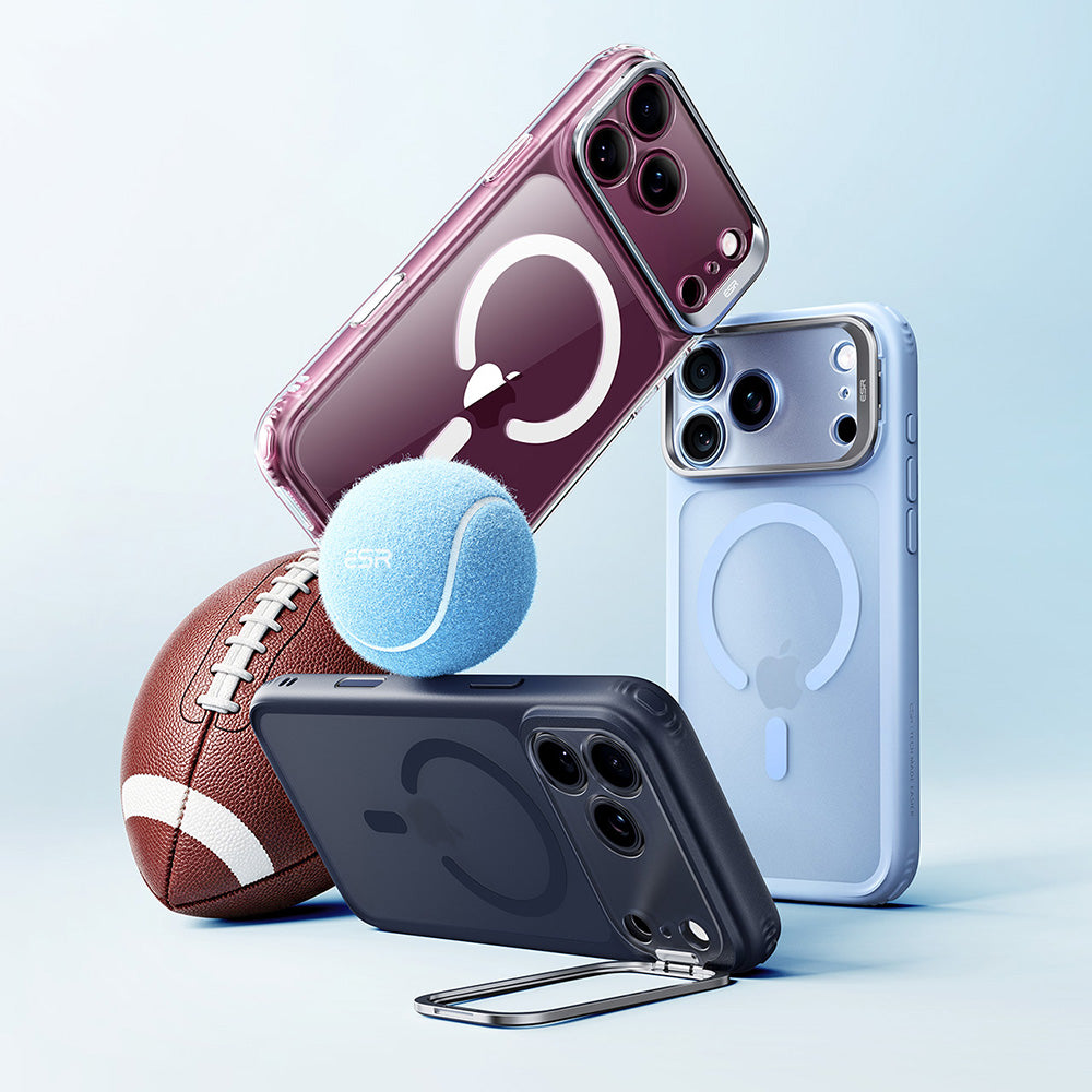Custodia MagSafe per Apple iPhone 18 Pro Max / 17 Pro Max, ESR, Classic Hybrid Kickstand, Rosa Satinata